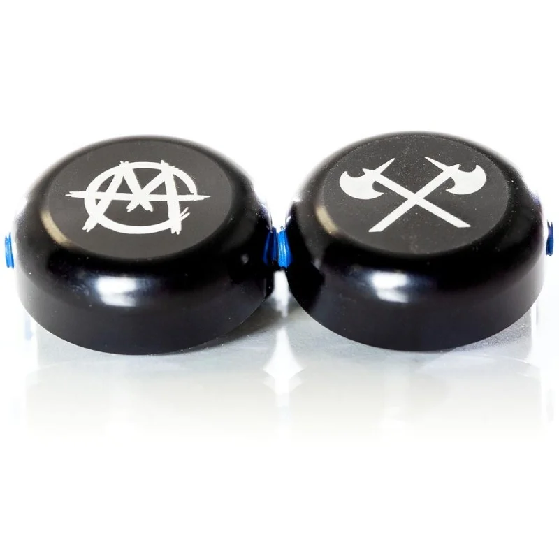 Embouts De Guidon DEMOLITION MARKIT Aluminium Noirs 1 Embouts De Guidon DEMOLITION MARKIT Aluminium Noirs