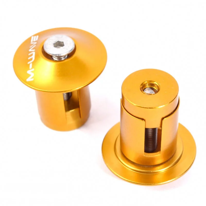 EMBOUTS GUIDON M-WAVE Aluminium 2 EMBOUTS GUIDON M-WAVE Aluminium – Image 2