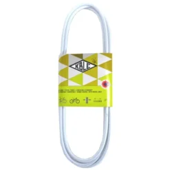 GAINE FREIN TEFLONEE BLANCHE DIAM. 5mm - 2 METRES
