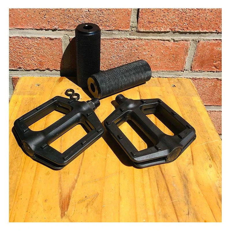 Pack Pédales PC+ Pegs Aluminium Noirs - Wheeling Bike 2 Pack Pédales PC+ Pegs Aluminium Noirs - Wheeling Bike – Image 2