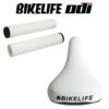 Pack Selle BIKELIFE Grippie Blanche+ Poignées CULT-VANS By ODI Blanc