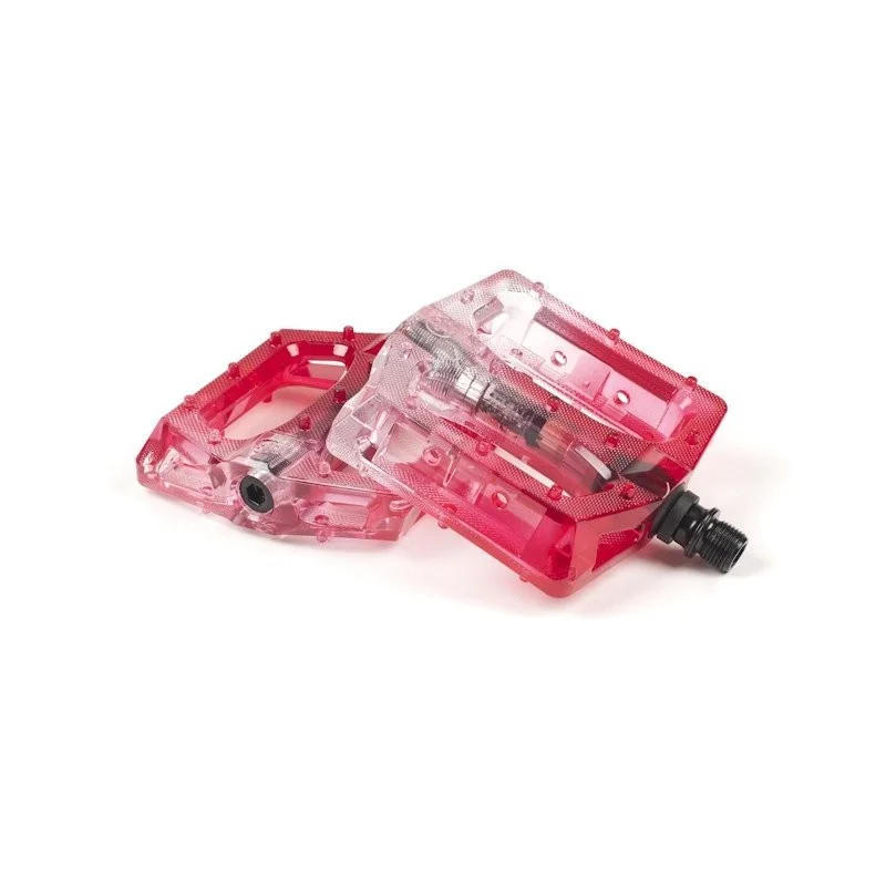 Pédales SALT+ Stealth Rouge Trans 1 Pédales SALT+ Stealth Rouge Trans