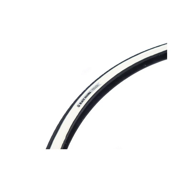 Pneu BLB Black Mamba 700x28 Noir Flans Blancs 1 Pneu BLB Black Mamba 700x28 Noir Flans Blancs