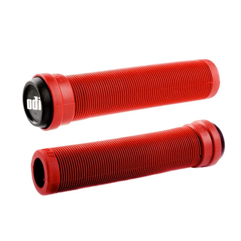 Poignées ODI Longneck Flangeless Rouges 1 Poignées ODI Longneck Flangeless Rouges