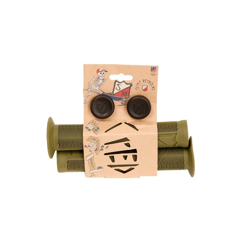 Poignées S&M CREDENCE Vertes Army 1 Poignées S&M CREDENCE Vertes Army