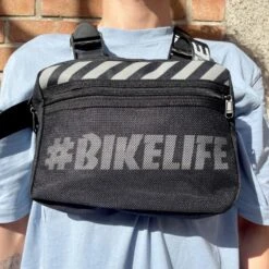 Sacoche BIKELIFE Chest Rig Noire -France Vélo Soldes 2024 sacoche bikelife chest rig noire 1
