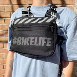 Sacoche BIKELIFE Chest Rig Noire -France Vélo Soldes 2024 sacoche bikelife chest rig noire 2
