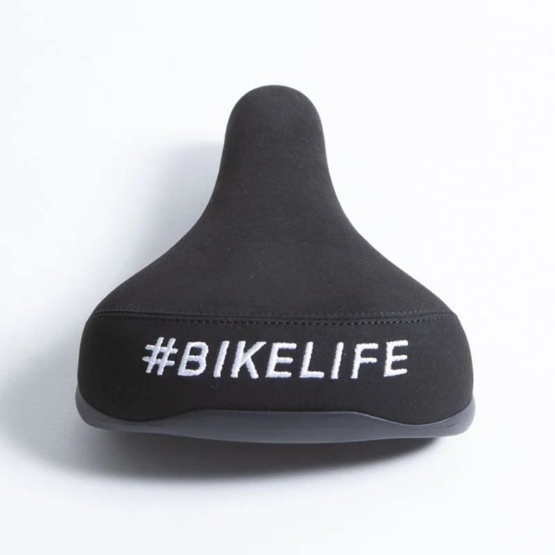 Selle BIKELIFE Noire Logo Blanc 5 Selle BIKELIFE Noire Logo Blanc – Image 5