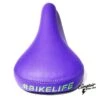 Selle BIKELIFE Violette Logo Vert