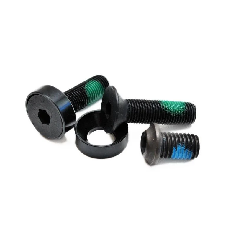 VIS D'AXE DE PÉDALIER FOUNDATION 3/8'x 24tpi Noires 1 VIS D'AXE DE PÉDALIER FOUNDATION 3/8'x 24tpi Noires